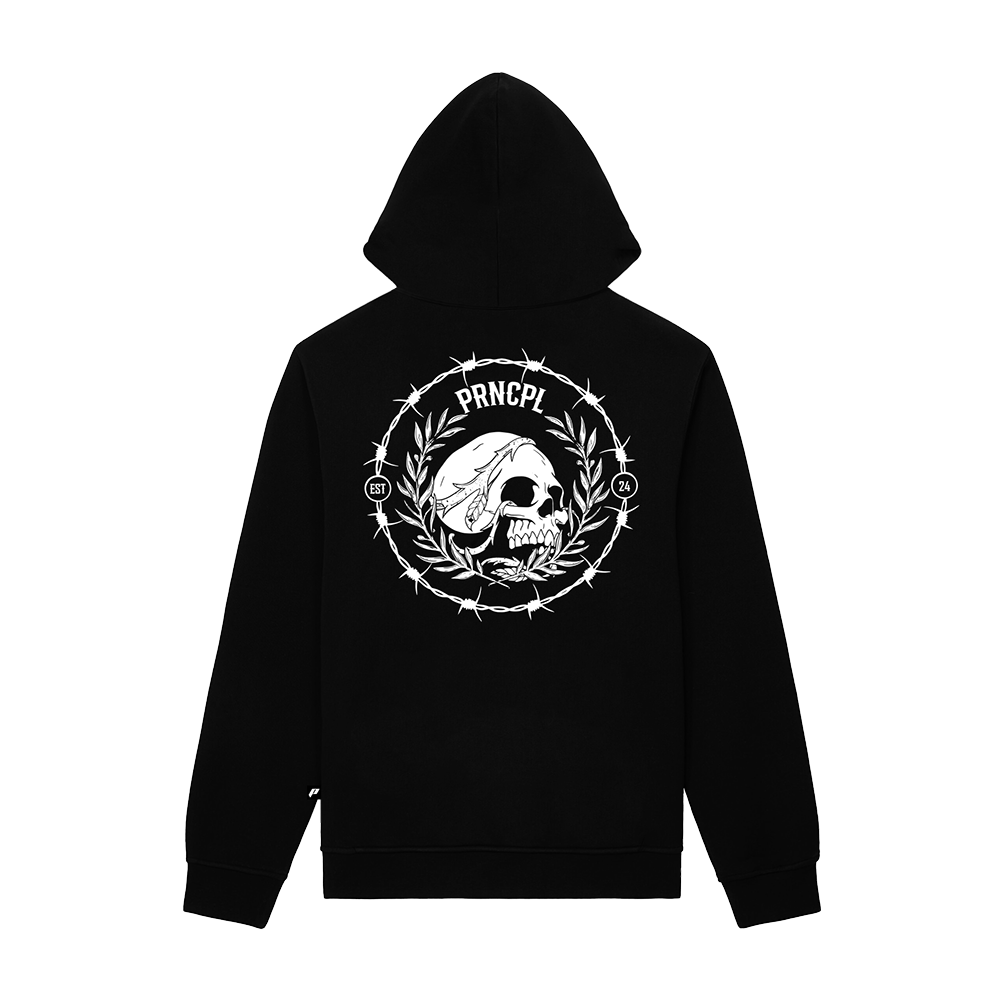 HOODIE | BARBED WIRE SKULL