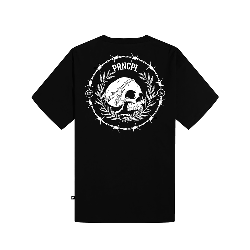 TSHIRT | BARBED WIRE SKULL