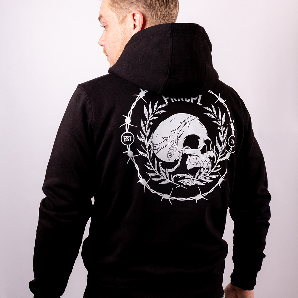 HOODIE | BARBED WIRE SKULL